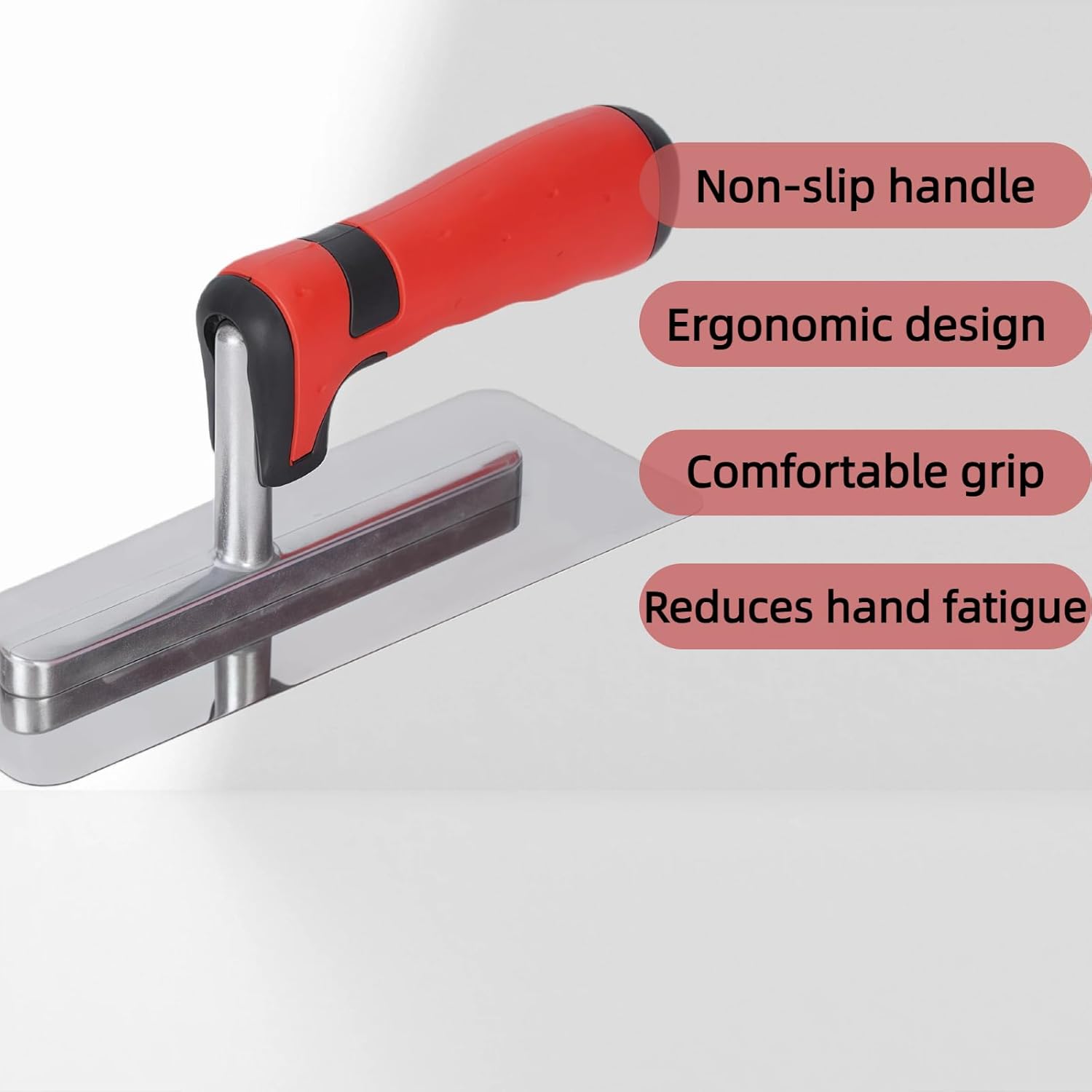 Venetian Plaster Trowel Set 3 Pack, Polished Stainless Steel Drywall Concrete Trowels with Soft Handle, Art Paint Plastering Marmorino Finishing Tools for Concrete, Cement, Drywall Repairs