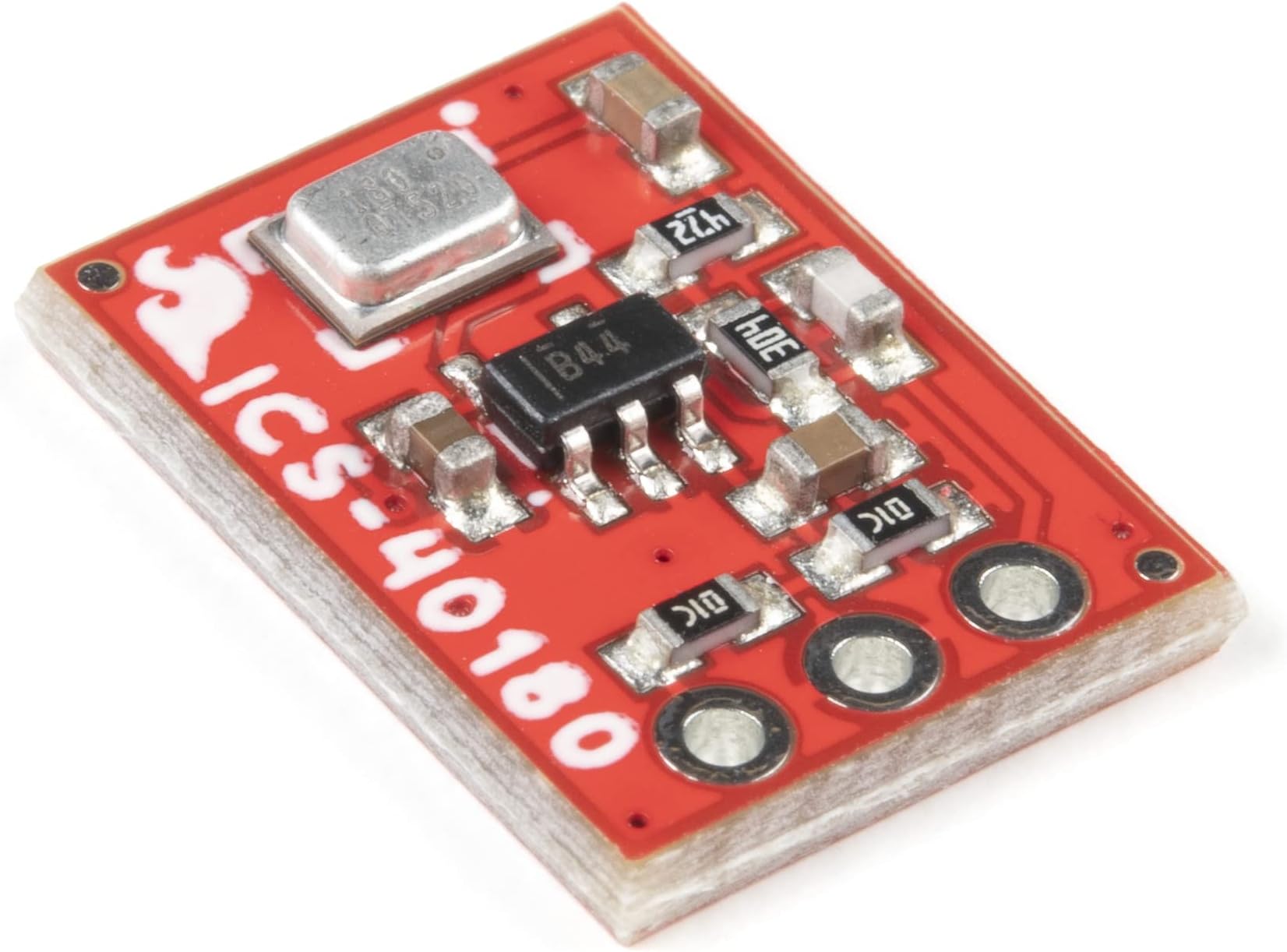 SparkFun Analog MEMS Microphone Breakout - ICS-40180 - Omni-Directional mic Features OpAmp Plug Directly into ADC on a microcontroller Low Profile Microphone on Bottom Side for Flush mounting