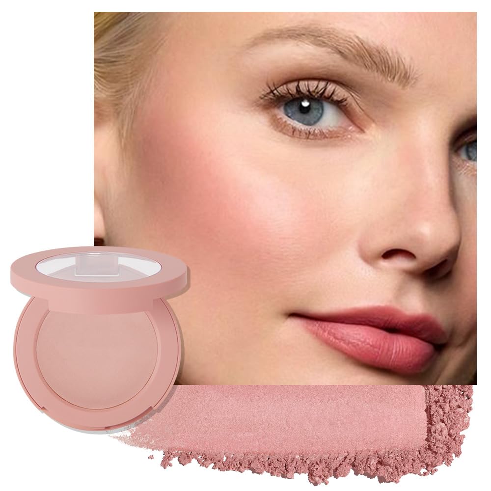 e.l.f. Luminous Putty Blush, Putty-to-Powder, Buildable Blush With A Subtle Shimmer Finish, Highly Pigmented & Creamy, Vegan & Cruelty-Free, Maui