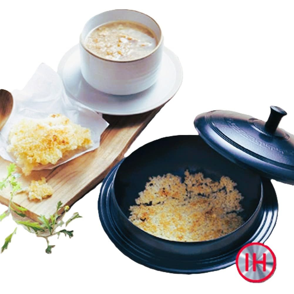 Amazon | IH 韓国の伝統的な鉄鍋米ガマソットセラミック大釜韓国製 IH