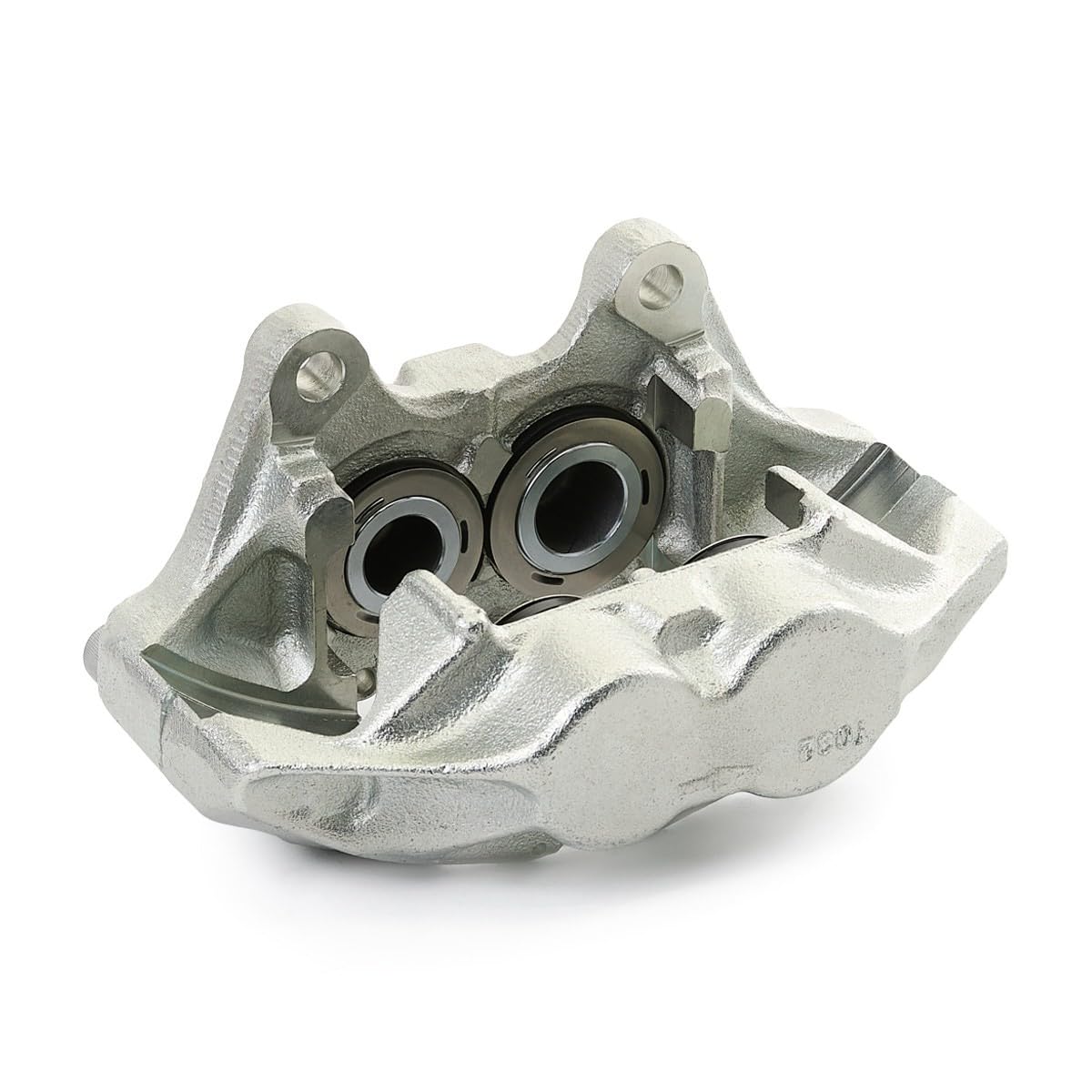 RIDEX 78B1172 Pinza de freno Delantero Izquierda Delantero con perno guía adicional con bastidor de soporte Compatible con MERCEDES-BENZ W124 Sedán W124