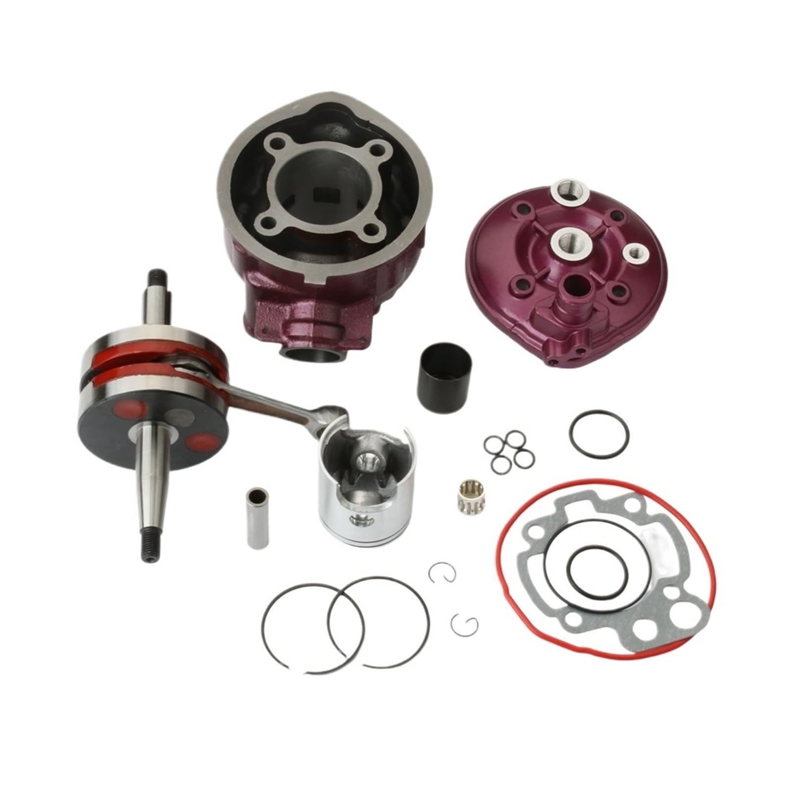 Kit cylindre et vilebrequin gros alésage 90cc pour moteur AM6 2 temps de moto X-Ray50