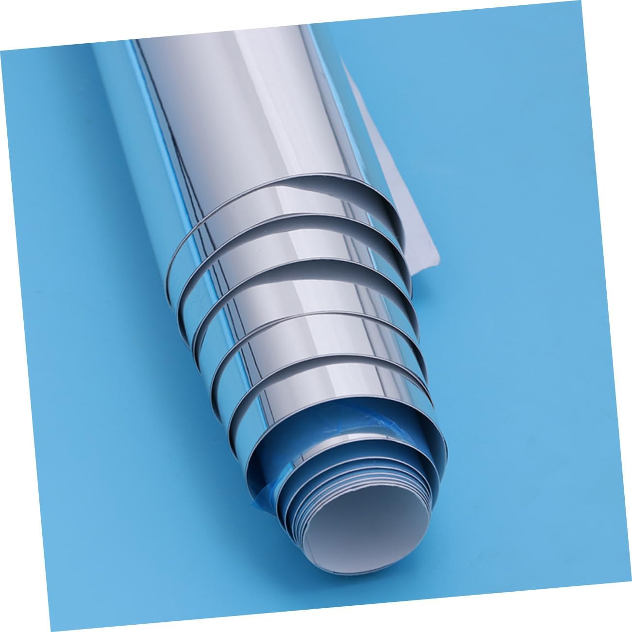 STOBOK 2pcs Self Adhesive Mirror Wall Sticker Non Glass Soft Mirror Decal for Bedroom Living Room and Boys and Girls Rooms Easy to Install Safe