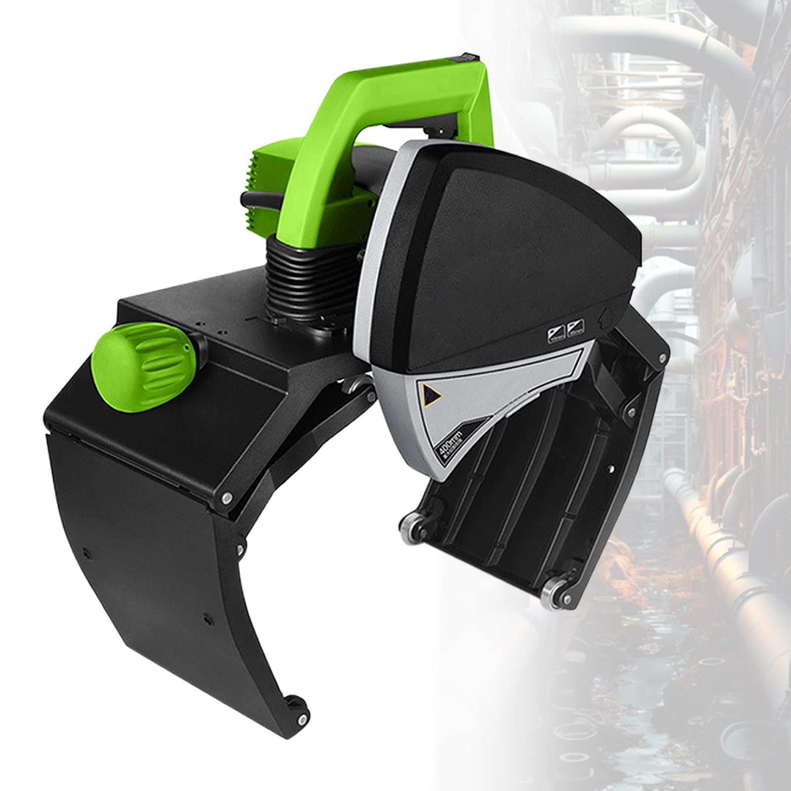 Cortadora AutomáTica De Tubos, Cortadora EléCtrica De Tubos, 5 Velocidades Ajustables, para Corte De Tubos De Metal Y PVC para Aficionados Y Profesionales. ZD220-3sawblade