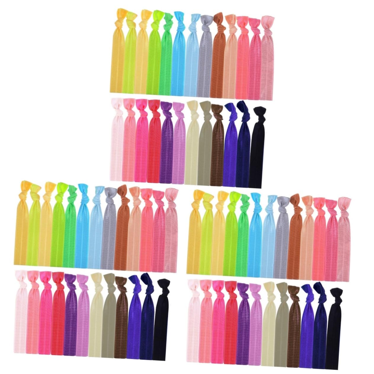 DOITOOL 300piezas Gomas De Pelo Elásticas Para Mujeres y Niñas Coleteros De Para Coletas y Accesorios De Moda Aleatorios
