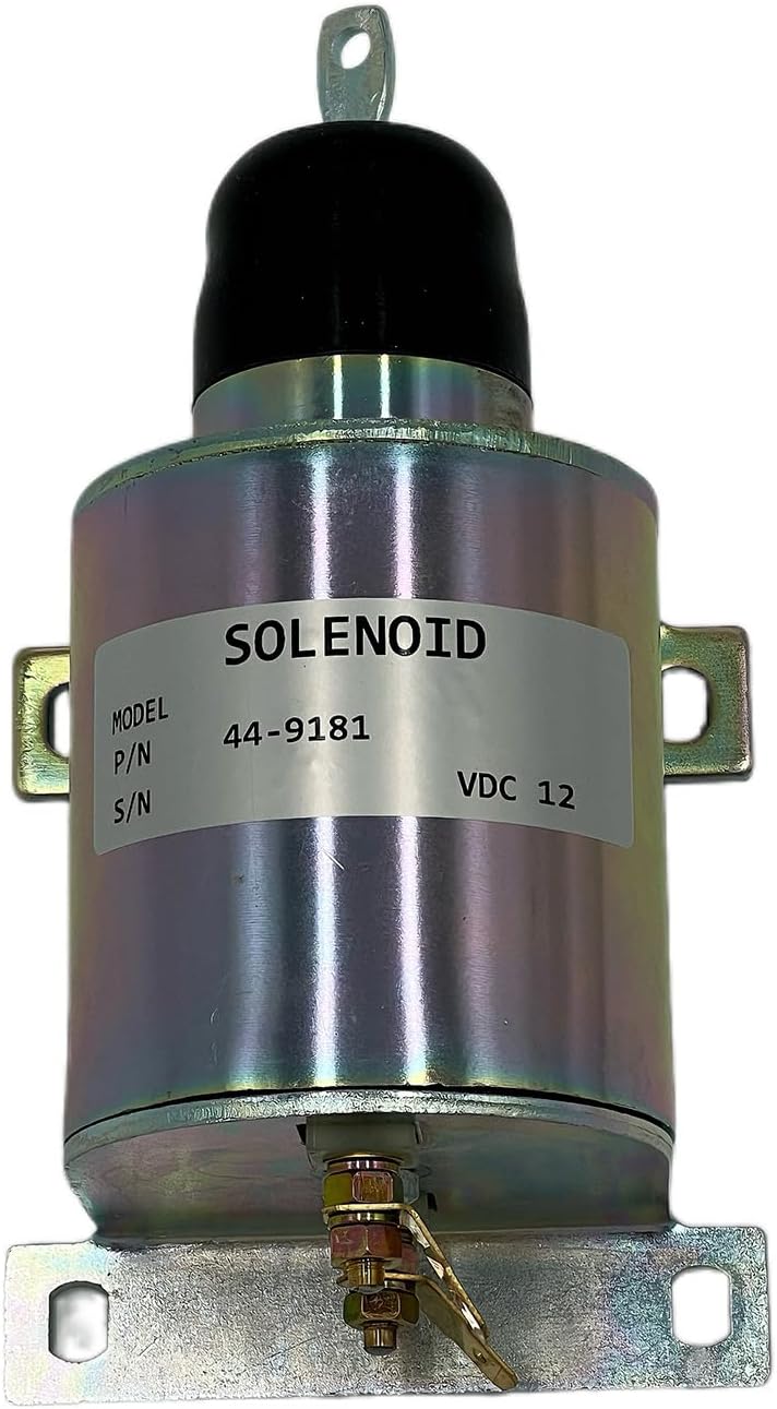12V Fuel Throttle Solenoid Valve Compatible with SLX 100 Thermo King SB-110 100 MD100 200 300 SL SLXi 44-9181 Part Number 44-9181