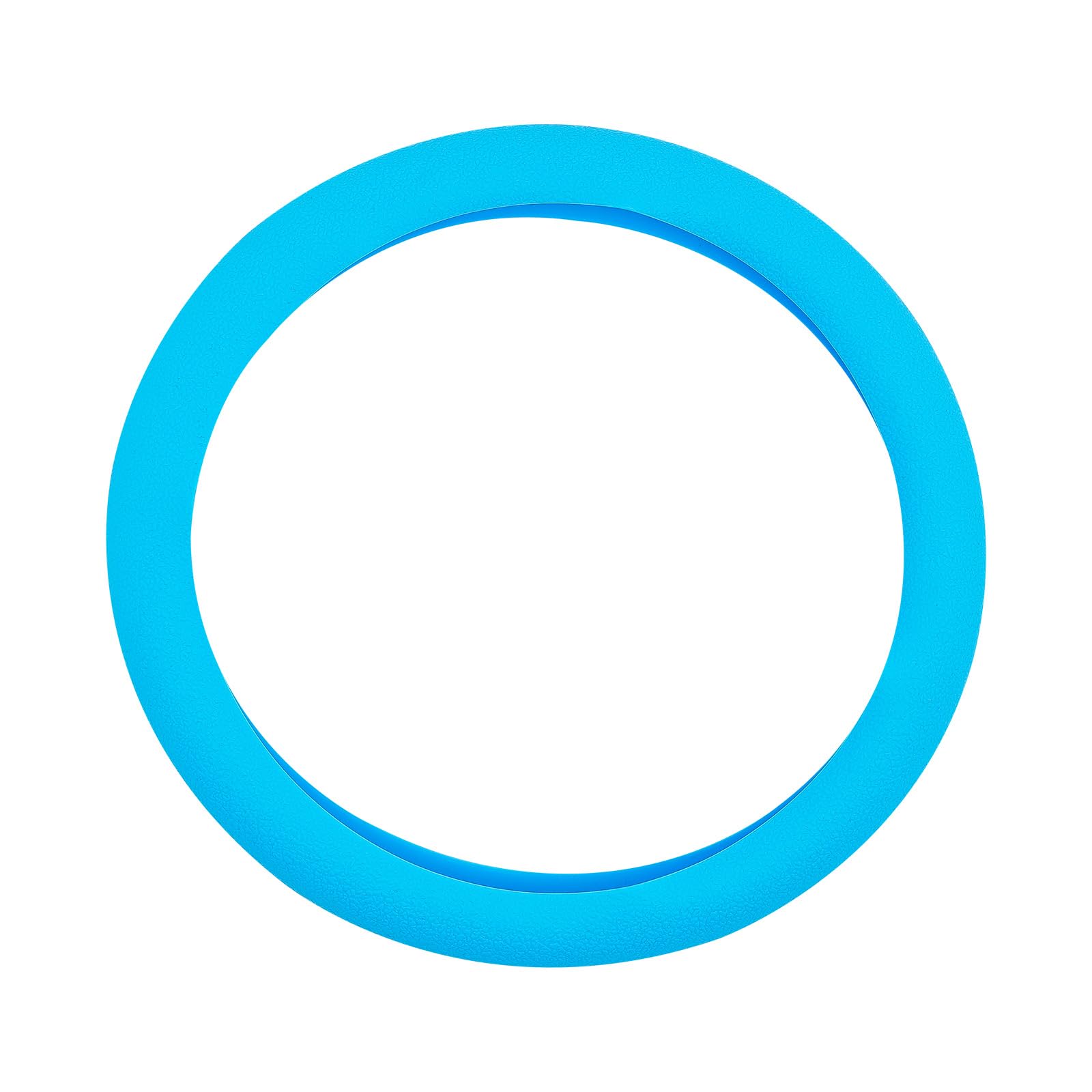 Universal Car Silicone Steering Wheel Cover Snake Pattern Auto Accessory (Baby Blue)