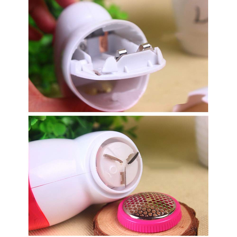 Removedor de Pelusa de Ropa eléctrico, píldoras, Pastillas de Pelusa, afeitadora, máquina de Corte de pellets de Pelusa para alfombras de suéter(Purple)