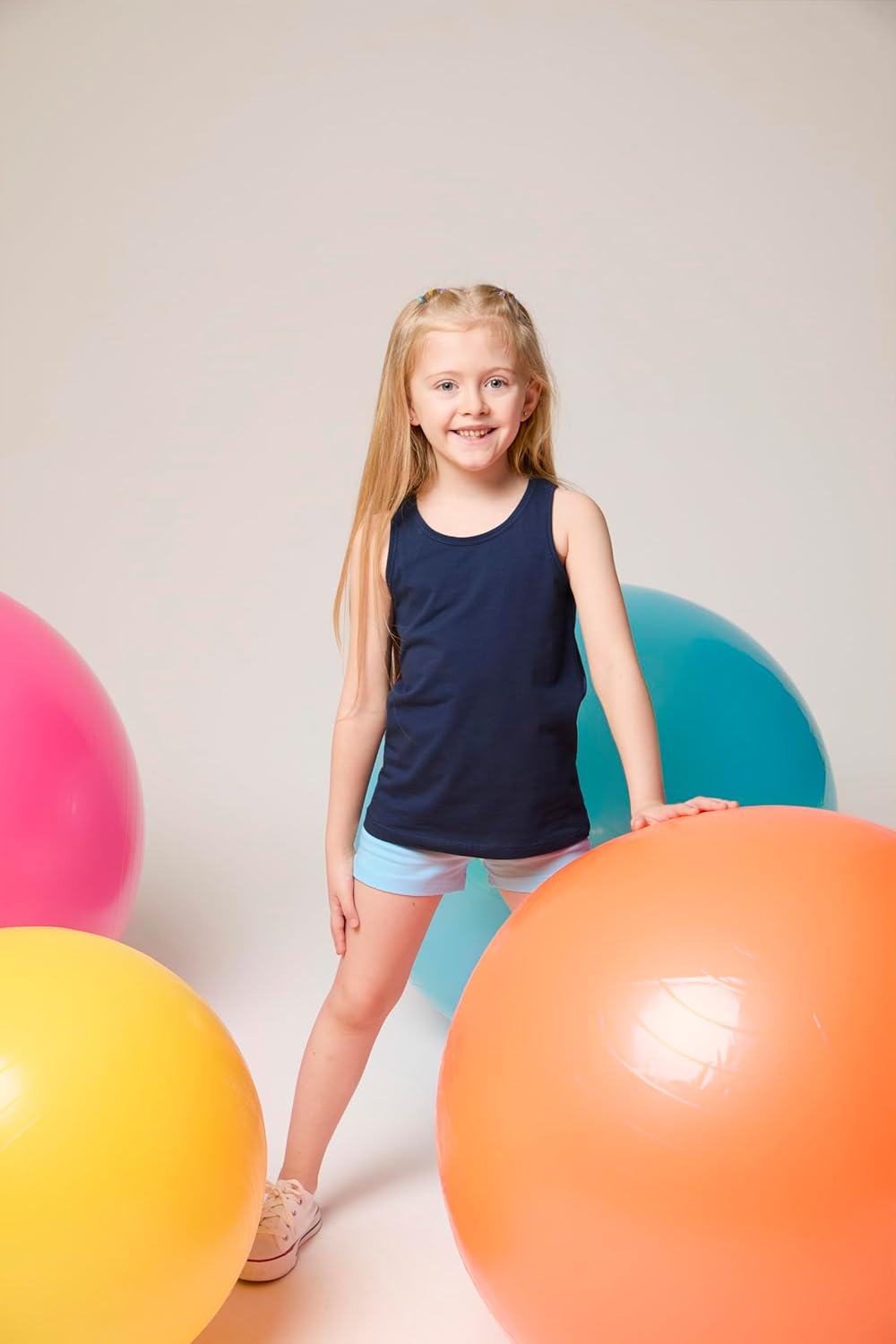 Lilax Girls' Basic Solid Soft Dance Short for Gymnastics or Under Skirts