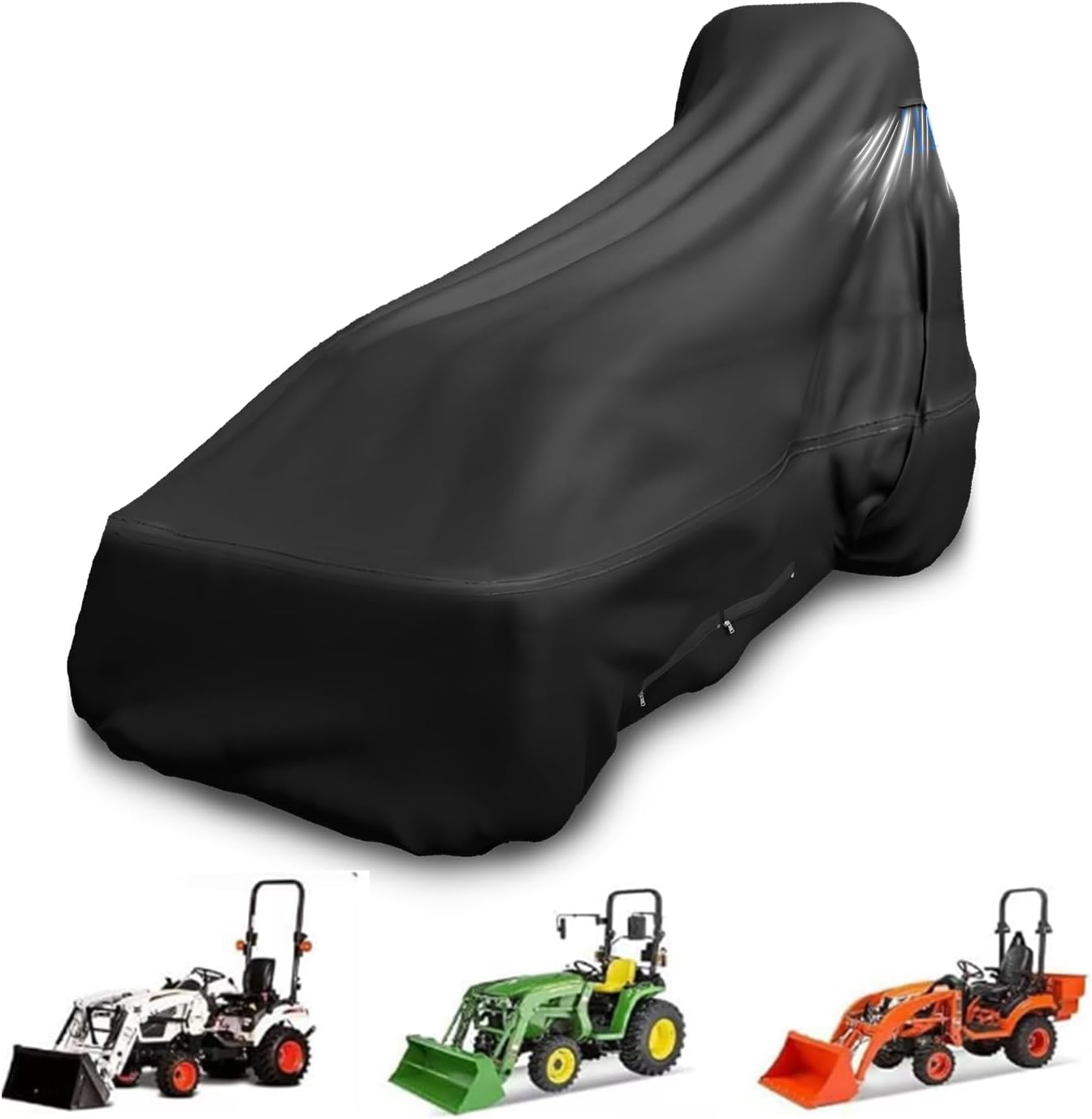 2026 Upgraded 600D Tractor Cover,Tractor Covers Waterproof Heavy Duty,Upgraded Version Universal Tractor Cover (189 L x 76 W x 86 H in)，600D Oxford Cloth Waterproof, UV Protection, Dustproof