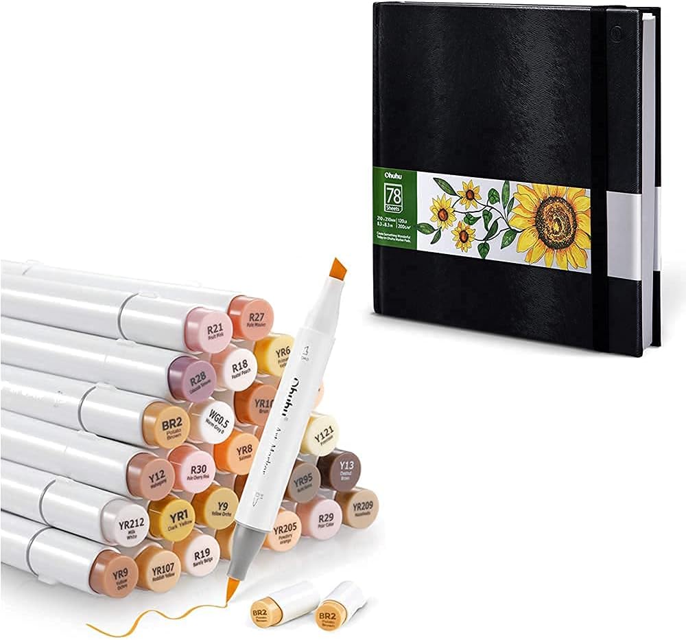 ohuhu skin tone markers 36