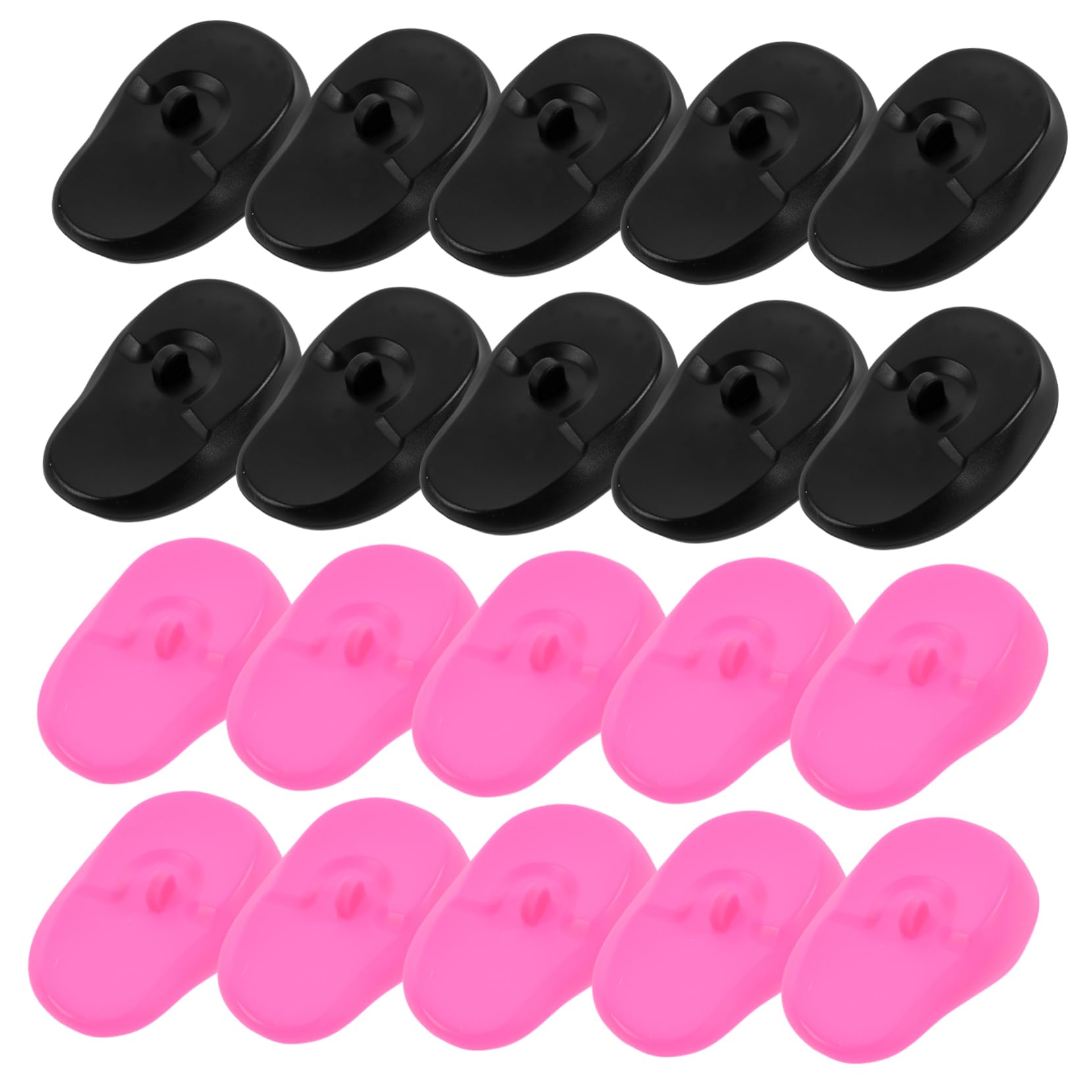 TOVINANNA Hair Coloring Ear Protectors 10 Pairs Silicone Ear Muffs Hair Dyeing Earmuffs
