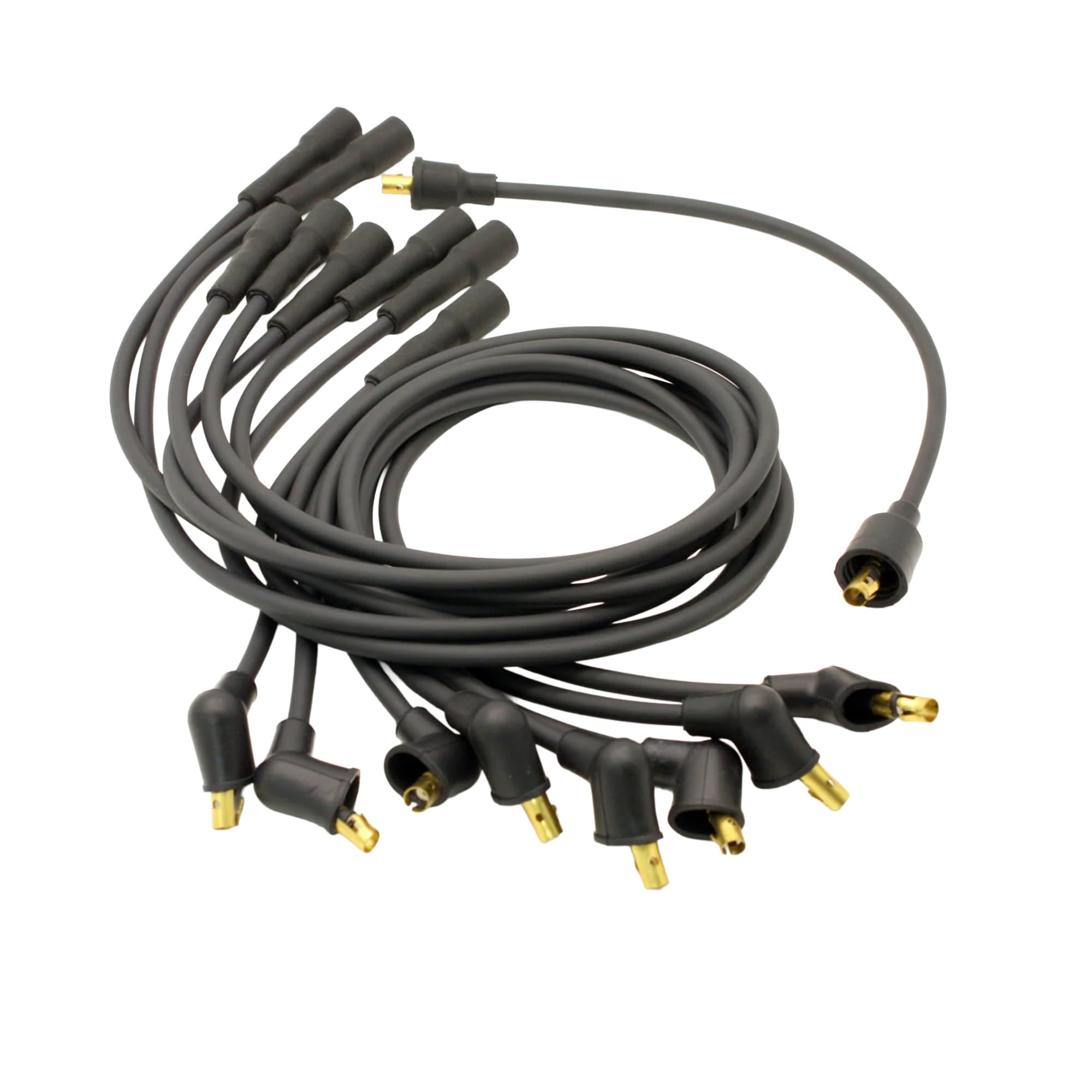 PerTronix 708104 Flame-Thrower Black Custom Fit Spark Plug Wire for 8 Cylinder Ford