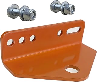 Universal Zero Turn Mower Trailer Hitch - 3/16'' Thick and Heavy Duty Steel Lawn Trailer Hitch Mount (3"-5"), Mounting Hardware Included