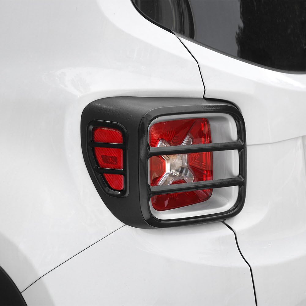 JeCar Tail Light Covers Rear Taillight Guard for Jeep Renegade 2016+