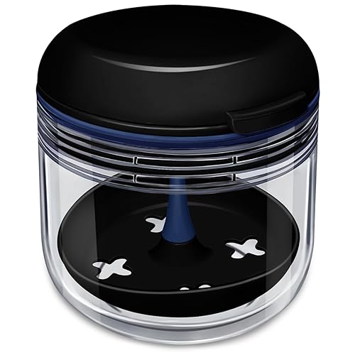 Estuche de dentadura postiza, baño de prótesis absolutamente a prueba de fugas, práctico estuche de dentadura con colador para dentaduras,