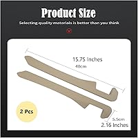 Vista 6 de 2 piezas de relleno de espacio para asiento de coche de piel sintética PU, bloqueador de caída para grietas de auto para rellenar el espacio lateral