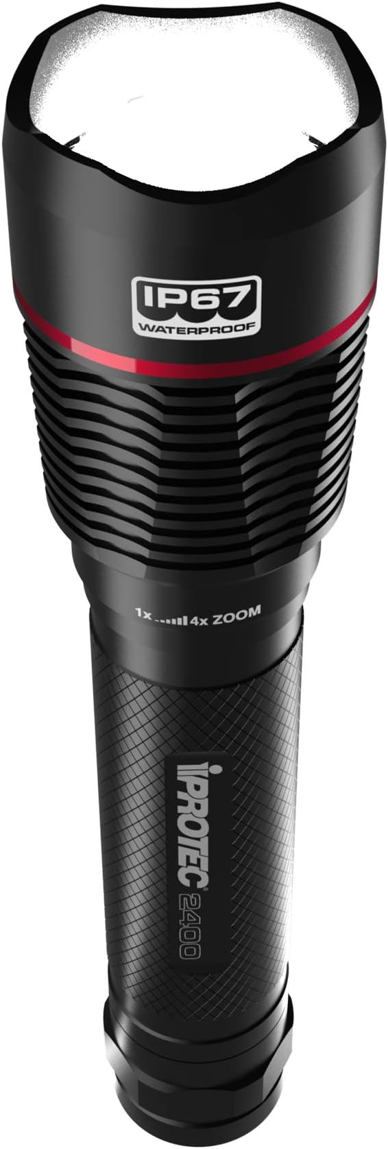 iProtec PRO2400 Torch, Black, 2400 Lumens One Size