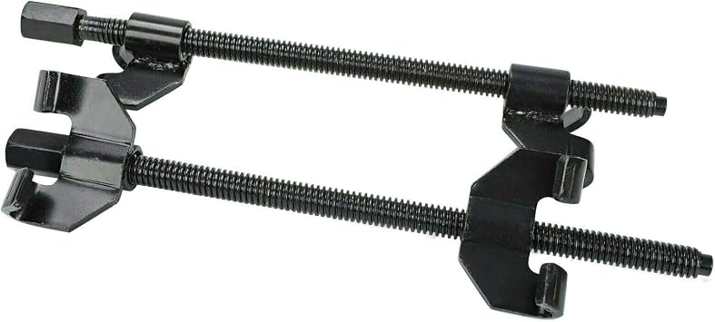 Fekuar Auto Strut 15" 380MM Coil Spring Compressor Tool, Heavy Duty Auto Suspension Compression Remover Installer Tool Set of 2 Black