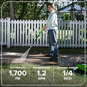 Greenworks 1700 PSI (1.2 GPM) Electric Pressure Washer — photo 4 of 6