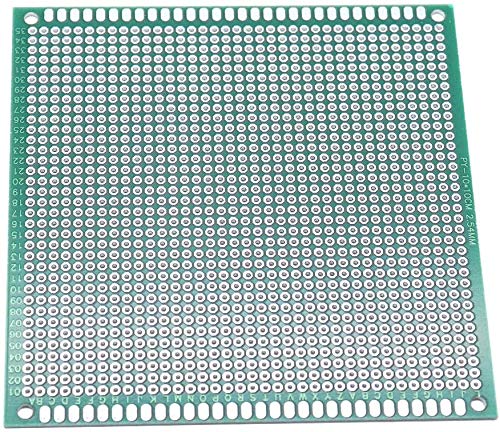 Sscon 3Pcs 10x10cm Double Sided Prototype PCB Universal Printed Circuit Board for DIY Soldering - Thumbnail 3