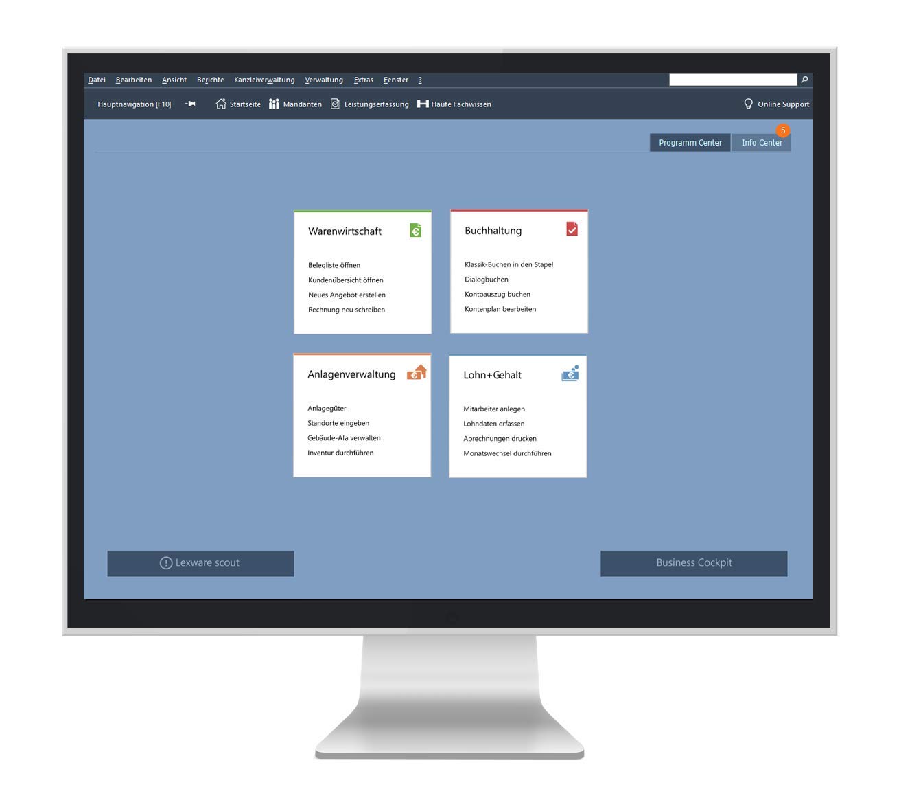 Lexware financial office 2019|pro-Version Minibox (Jahreslizenz)|Einfache kaufmännische Komplett-Lösung für Freiberufler, Selbständige und Kleinunternehmen|Kompatibel mit Windows 7 oder aktueller