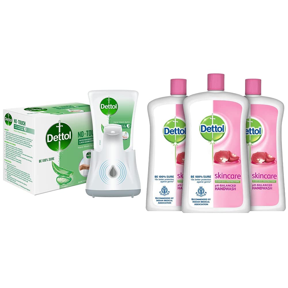 Dettol Handwash NoTouch Automatic Soap Dispenser Device with Aloe Vera