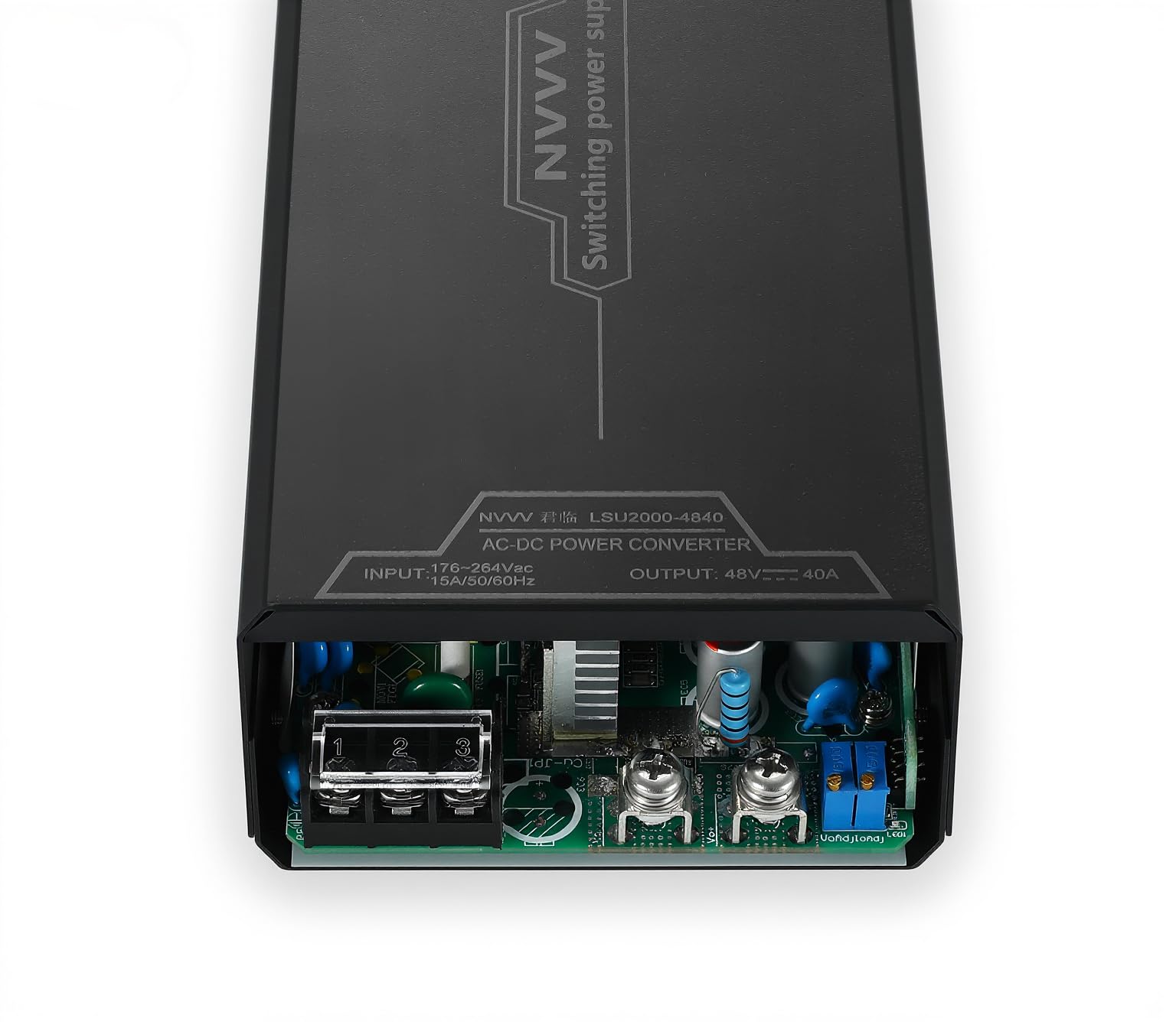 Schaltnetzteil 2000 Watt 48V 40A - Netzteil Schalt Transformator Neue Generation Kleinere Größe Höhere Effizienz Spannungsstabilisierer Industriell Power Supply