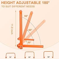 Vista 3 de Hikeen Agility Speed Training Hurdles, Adjustable Agility Training Hurdles for Football, Basketball, Soccer Hurdles Training Equipment Set