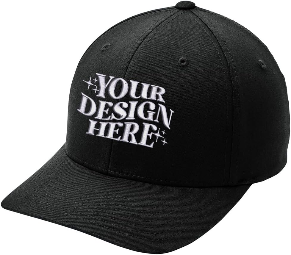 INK STITCH C813 Custom Embroidery Add Logo/Texts Personalized Cotton Twill Caps