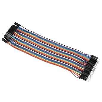 Safe 2.54mm Jump Wire, Smooth Surface Long Service Life Insulation Jump Wire Male to Female, for Instruments or Computers