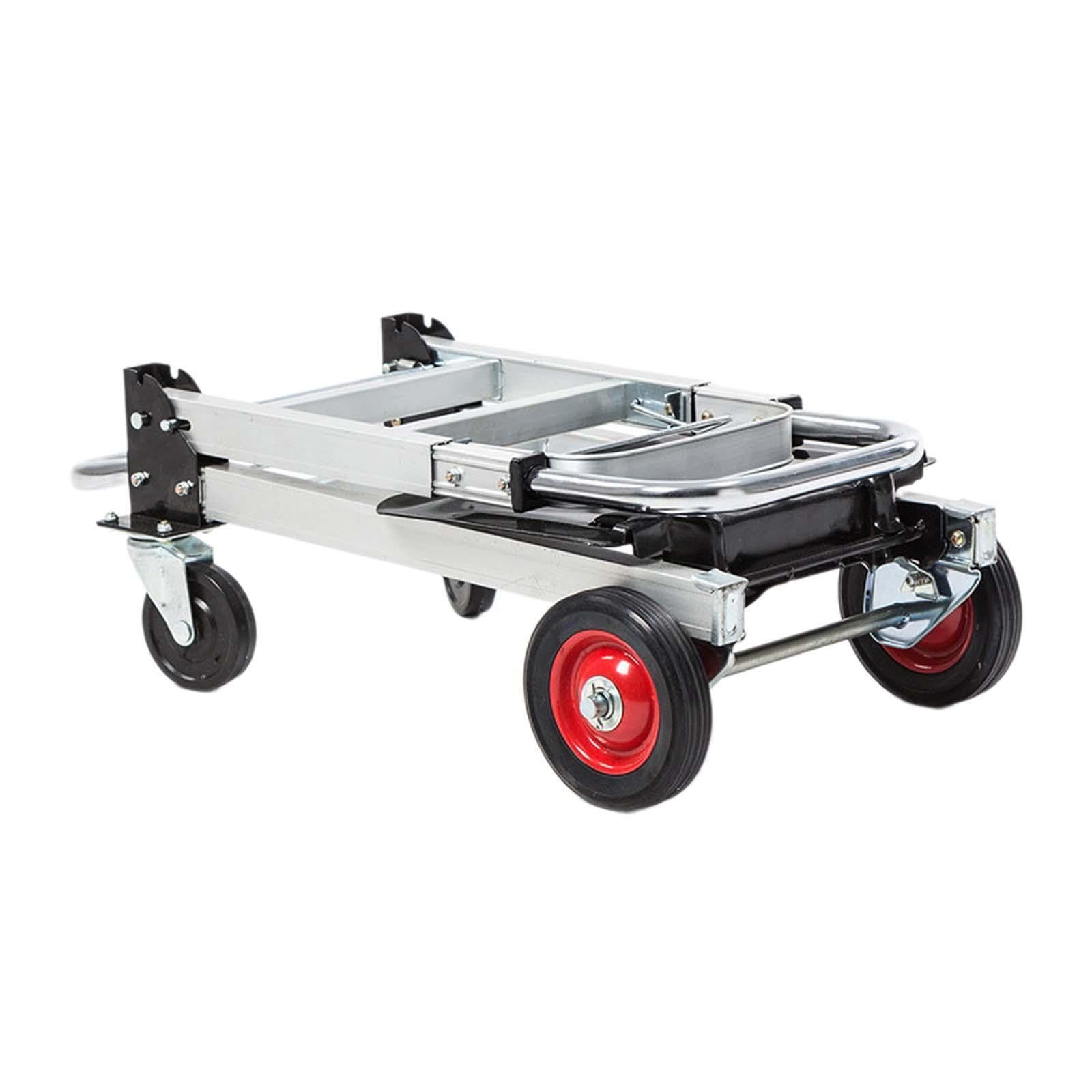 Carrito de equipaje plegable con mango retráctil compacto y resistente
