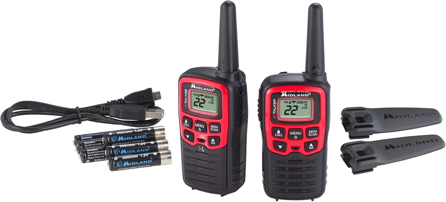 Midland X-TALKER T31VP Two Way Radios - 6 Pack Bundle w/Chargers