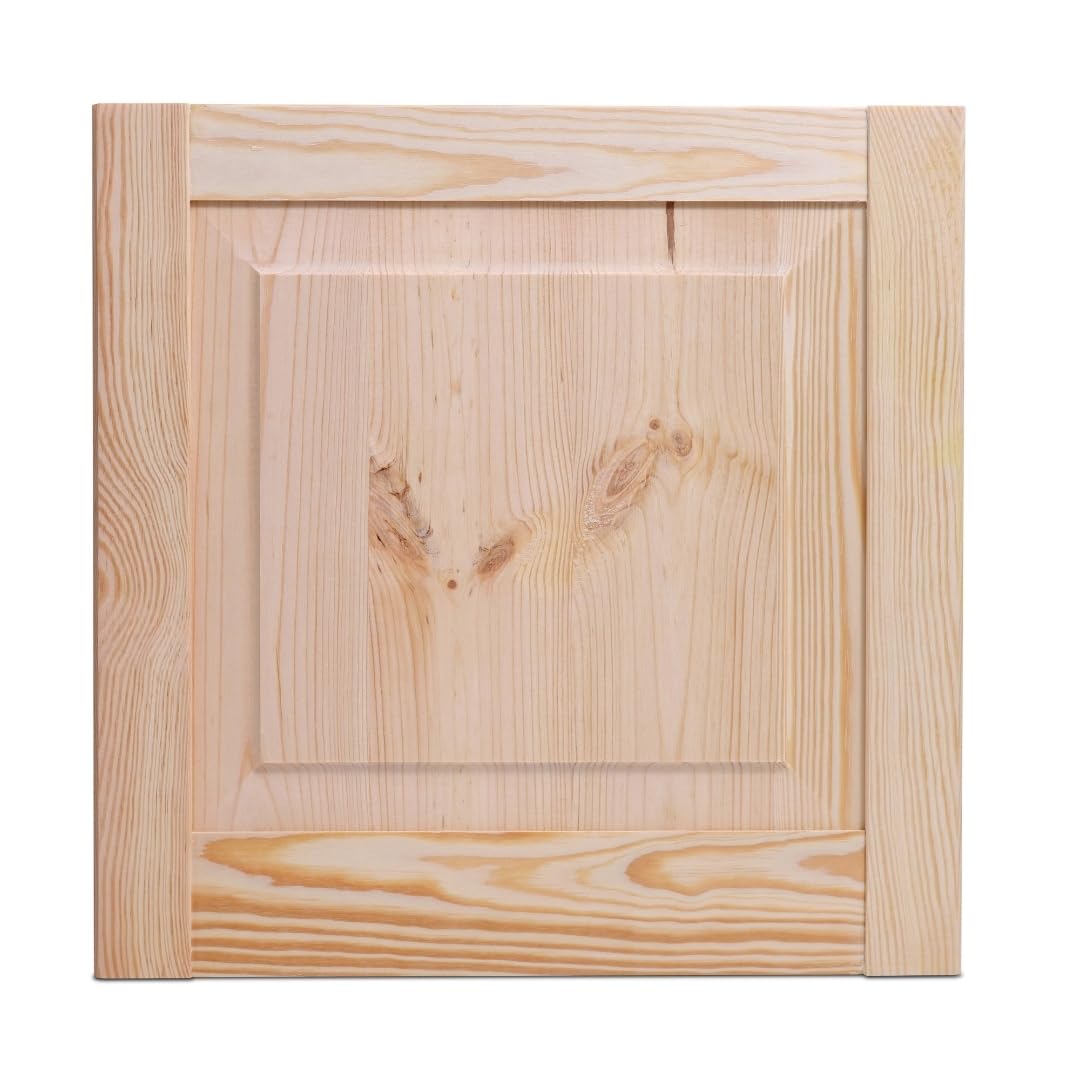 Bortaberg Pine Cabinet Door 140.6 x 49.4 cm, Natural Wood Colonial Style Panel