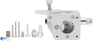 Conjunto de extrusora de impressora 3D, extrusora de engrenagem dupla de aço endurecido, extrusora de impressora 3D de alta eficiência com pacote de acessórios para impressora 3D (mão direita)