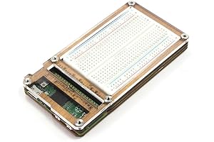 Zebra Zero Plus for Raspberry Pi Zero & Zero Wireless - Wood Includes Breadboard