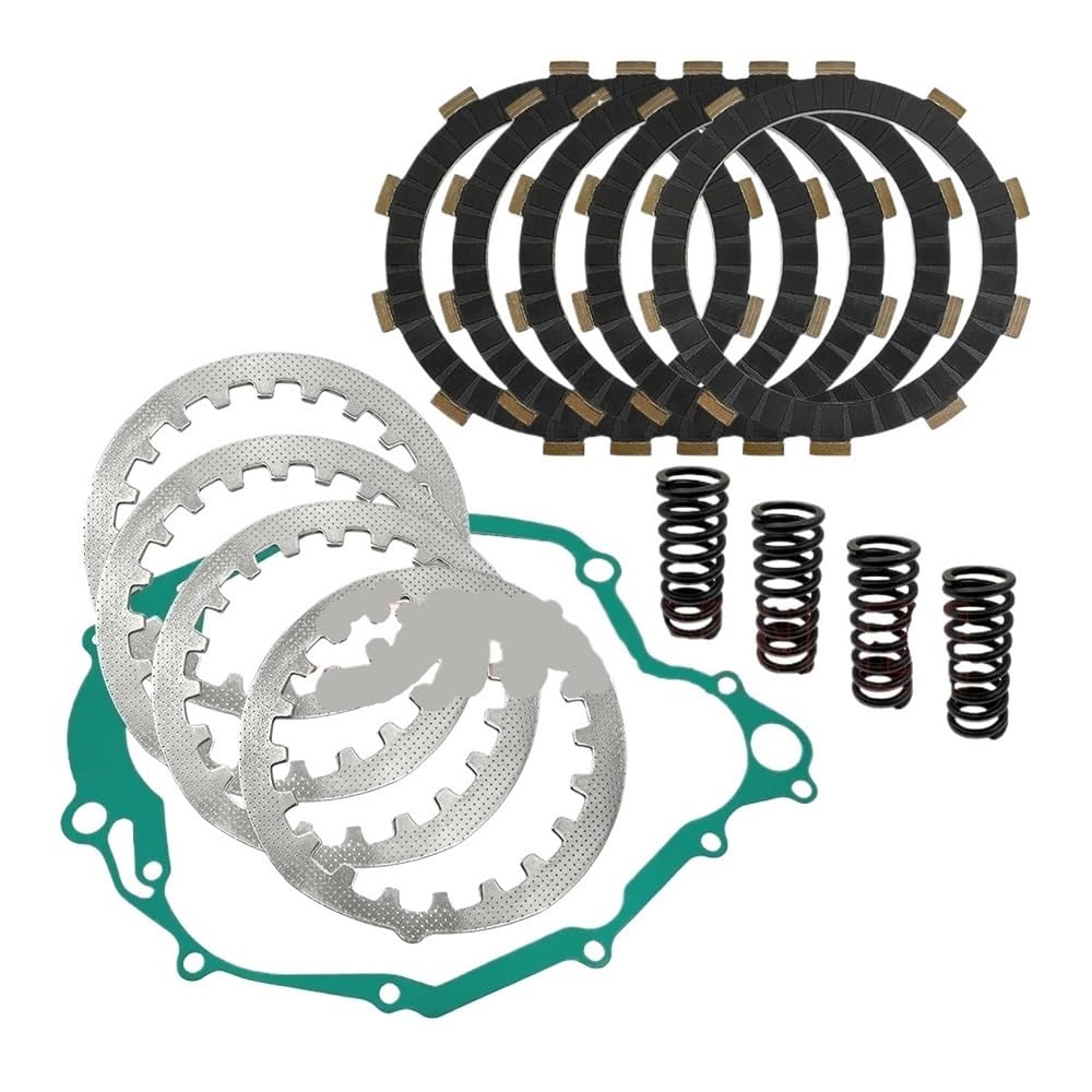 Kit de junta de resorte y placa de fricción de embrague compatible con motos TW200 200