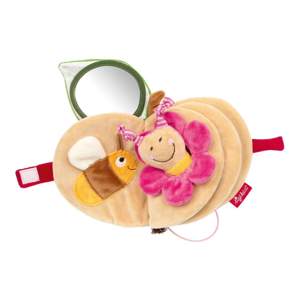 Sigikid- Manzana Libro de Activo, Color Rojo/Apple, 14x17x8 cm (42950)