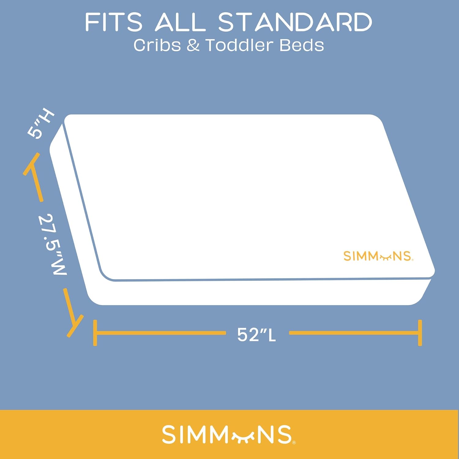 Delta Children Simmons Kids Carter 6-in-1 Convertible Crib and Quiet