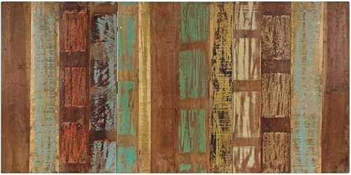 Miniatura 6 de 70.9x35.4x29.9 Reclaimed Wood Dining Table Seats 8, Iron Legs