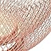 Nifty Solutions 7511COP Double Wall Mesh Decorative and Fruit Bowl, Large, Copper