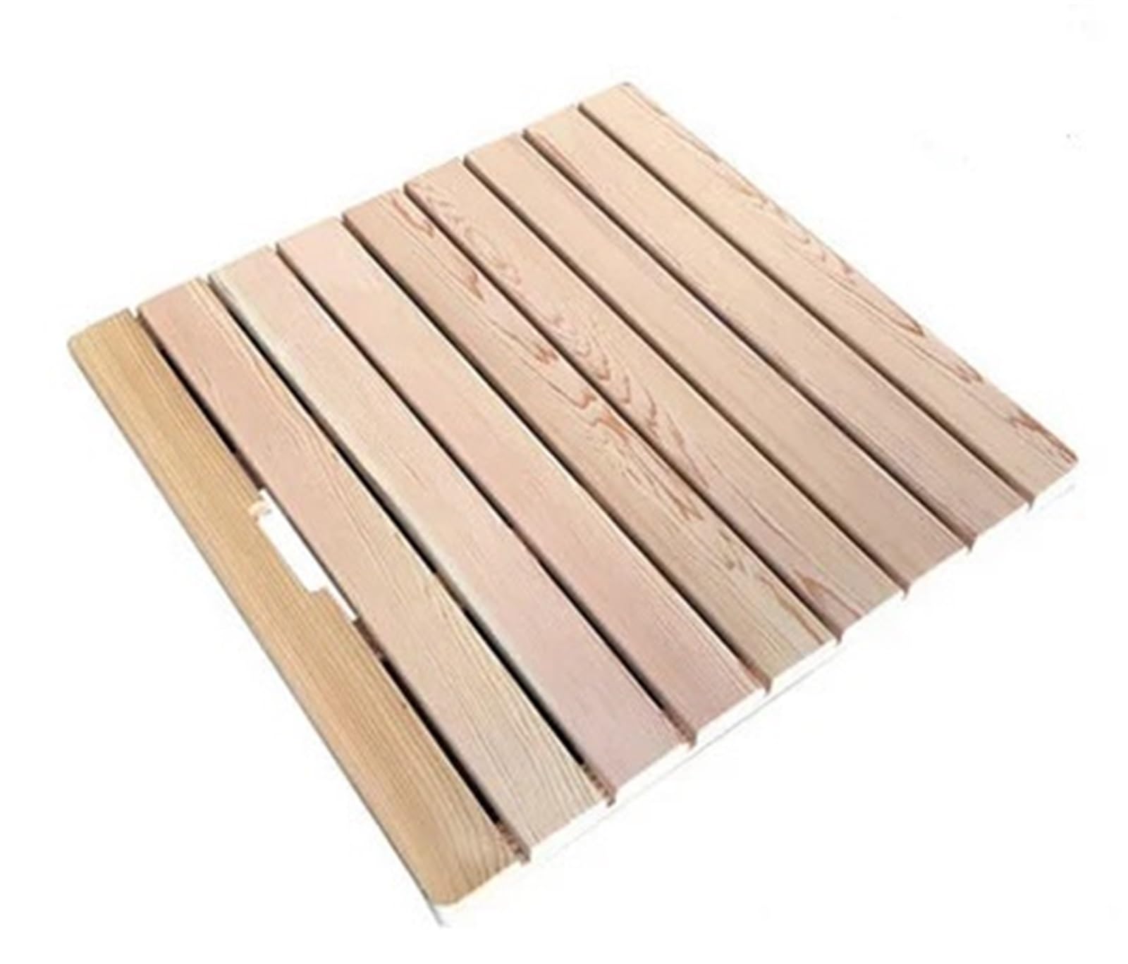 Wooden Bathmat Bathroom Wood Floor Shower Room Mat Pedal Water Pad Bath Wooden for Home