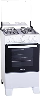Fogão Atlas 4 Bocas Mesa de Inox Coliseum Plus Branco - Produto 8 mais recomendado com 4.6 estrelas