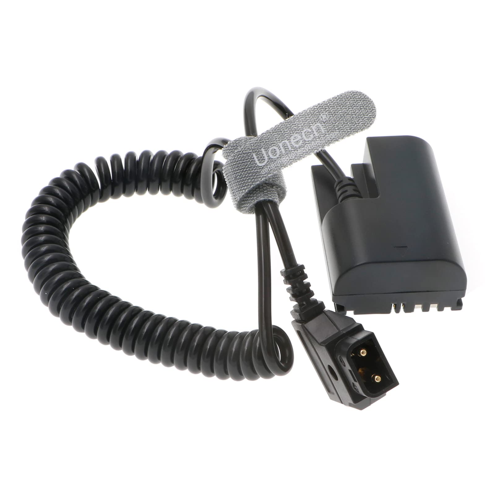 LP E6 Dummy Battery to Dtap Male Spring Power Coiled Cable for SmallHD 501 502 Monitor and Canon 5D4 5DSR 5D2 5D3 6D 60D 7D 7D2 70D 80D