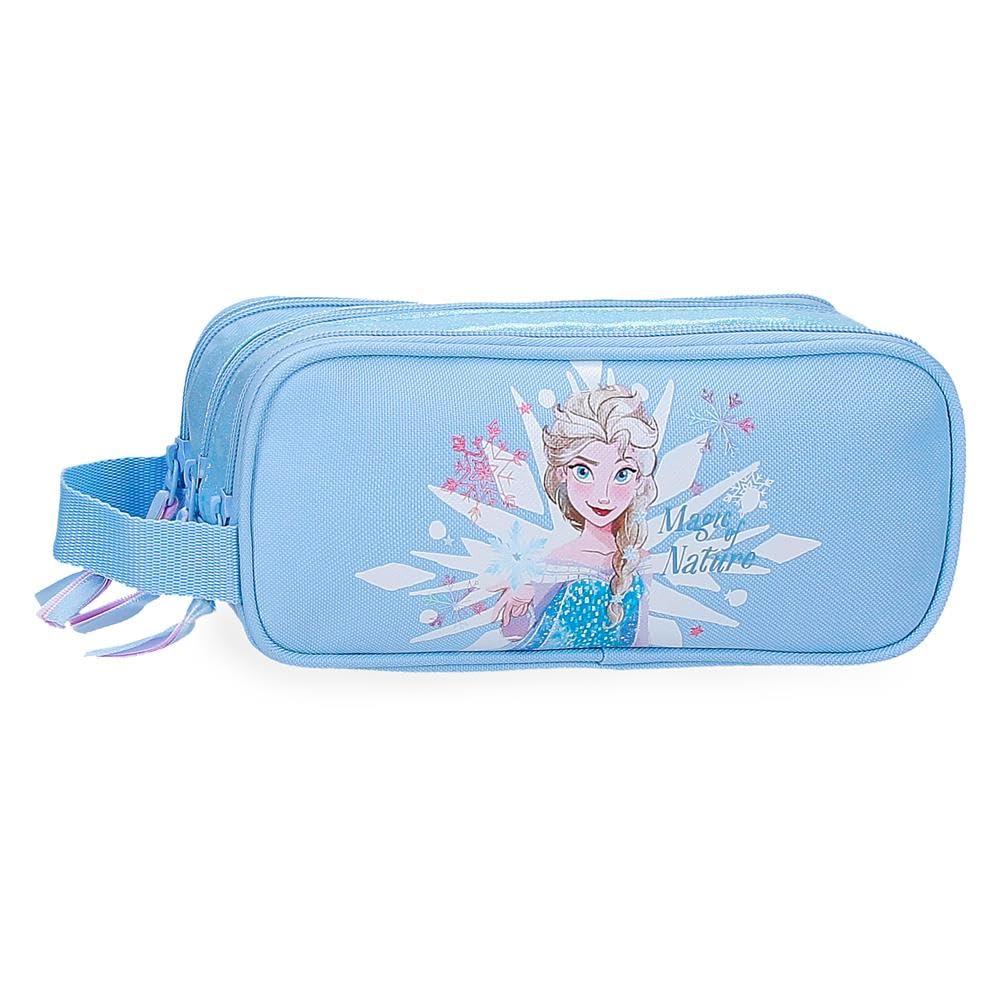 Joumma Disney Frozen Magic Ice Estuche Triple Azul 22x10x9 cms Poliéster by Joumma Bags