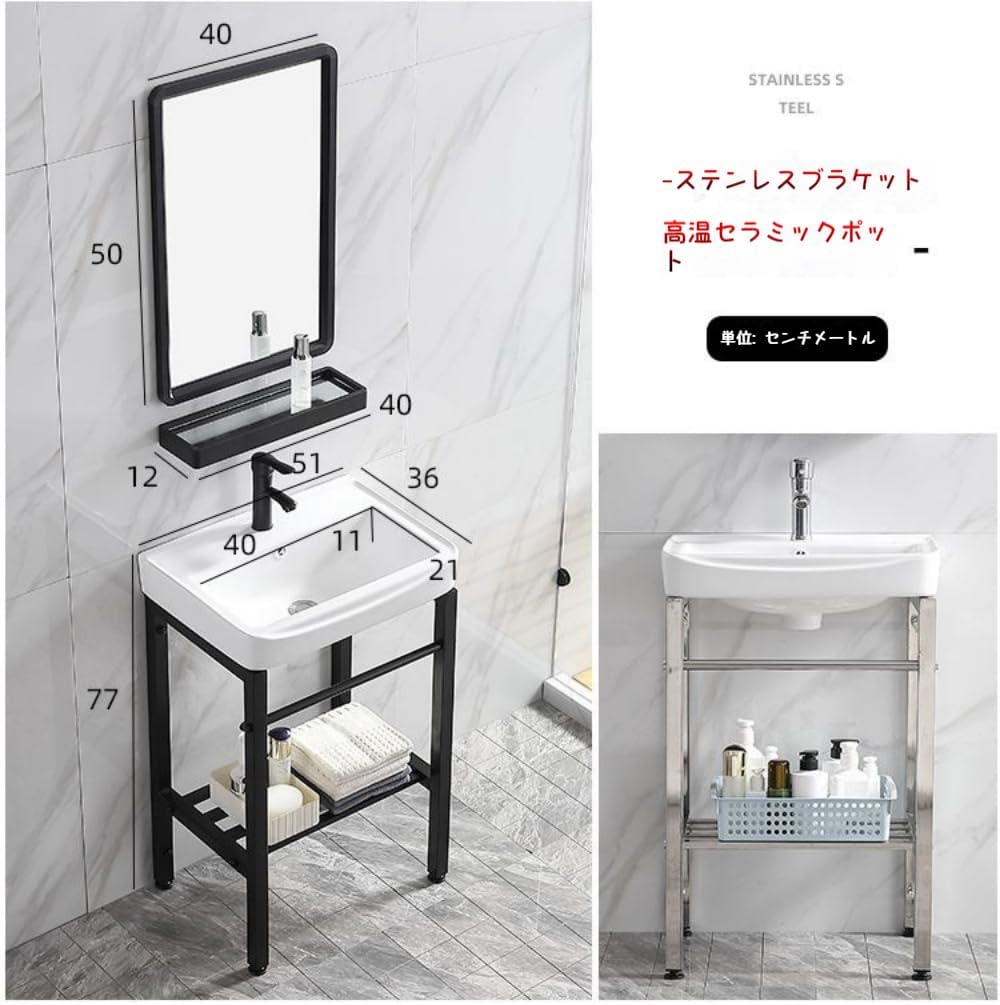 WGM新登場流し台 ガーデンシンク 屋外 多機能の流し台 キッチンシンク ステンレス製簡易 ホットおよびコールド蛇口付き キッチンシ