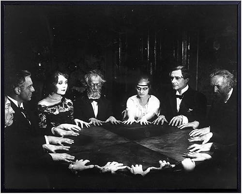 Seance Decor - Vintage Wiccan Decor - Wicca Art - Witchcraft and Black Magic Supplies, Accessories - Gothic Home Print - Goth Wall Art - Pagan Gift