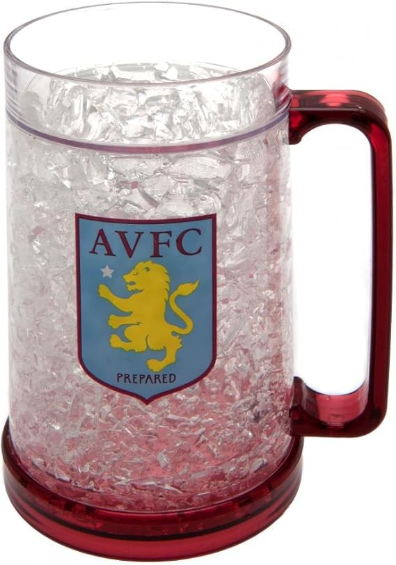 Amazon Co Jp アストン ヴィラ フットボールクラブ Aston Villa Fc オフィシャル商品 冷え冷え ジョッキ ワンサイズ クリア ホーム キッチン