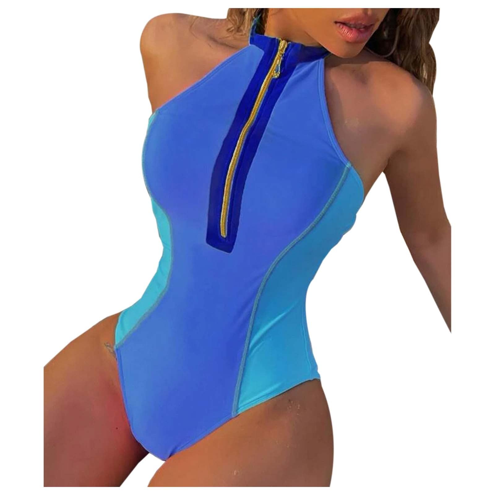 Monokini Escote V Sexy Mujer baño Verano Favorecedor Ajustado