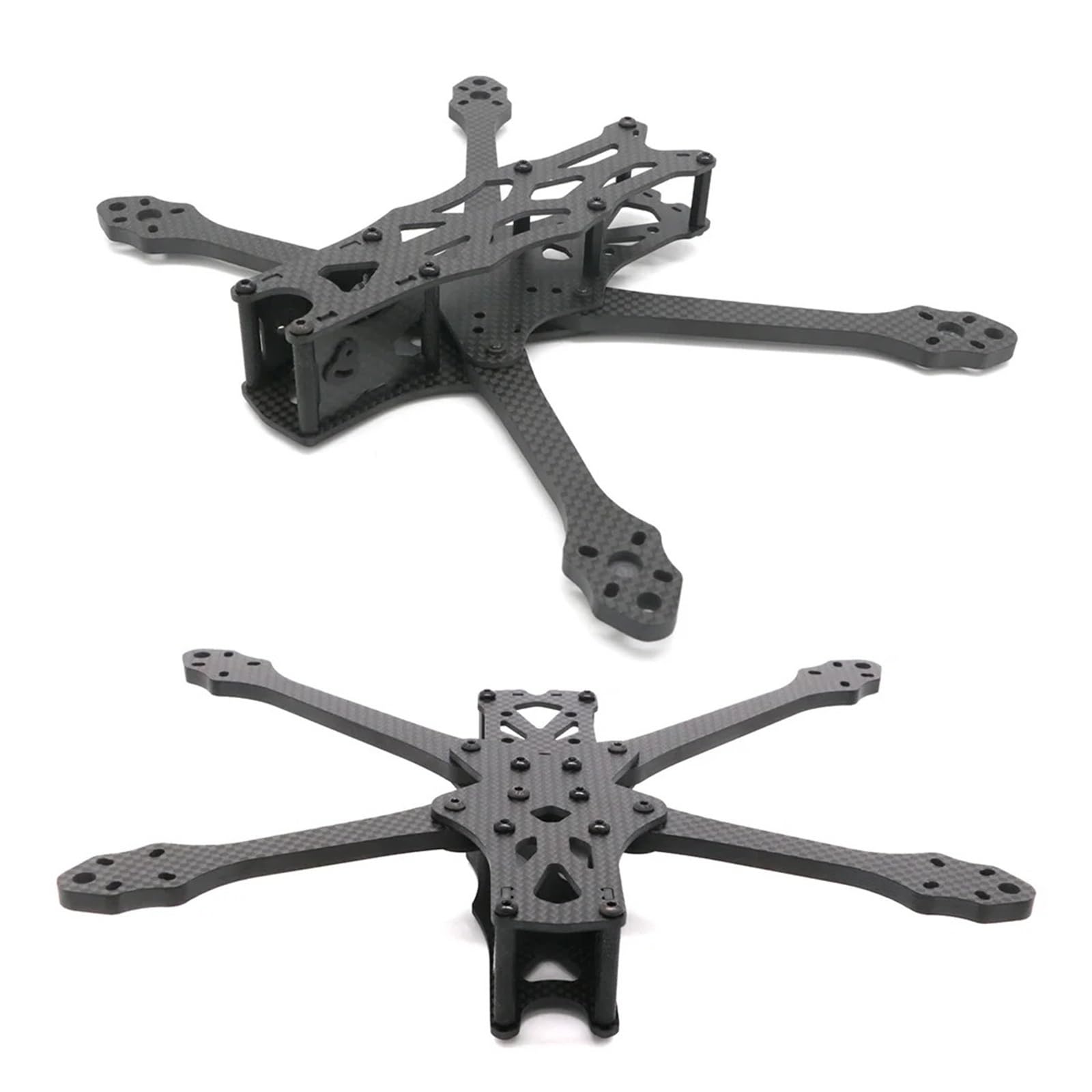 Kit telaio drone, braccio 5.5mm, passo 240mm | Kit telaio drone racing, fibra di carbonio, piastra sup. 2.0mm, inf. 2.5mm(With Print)